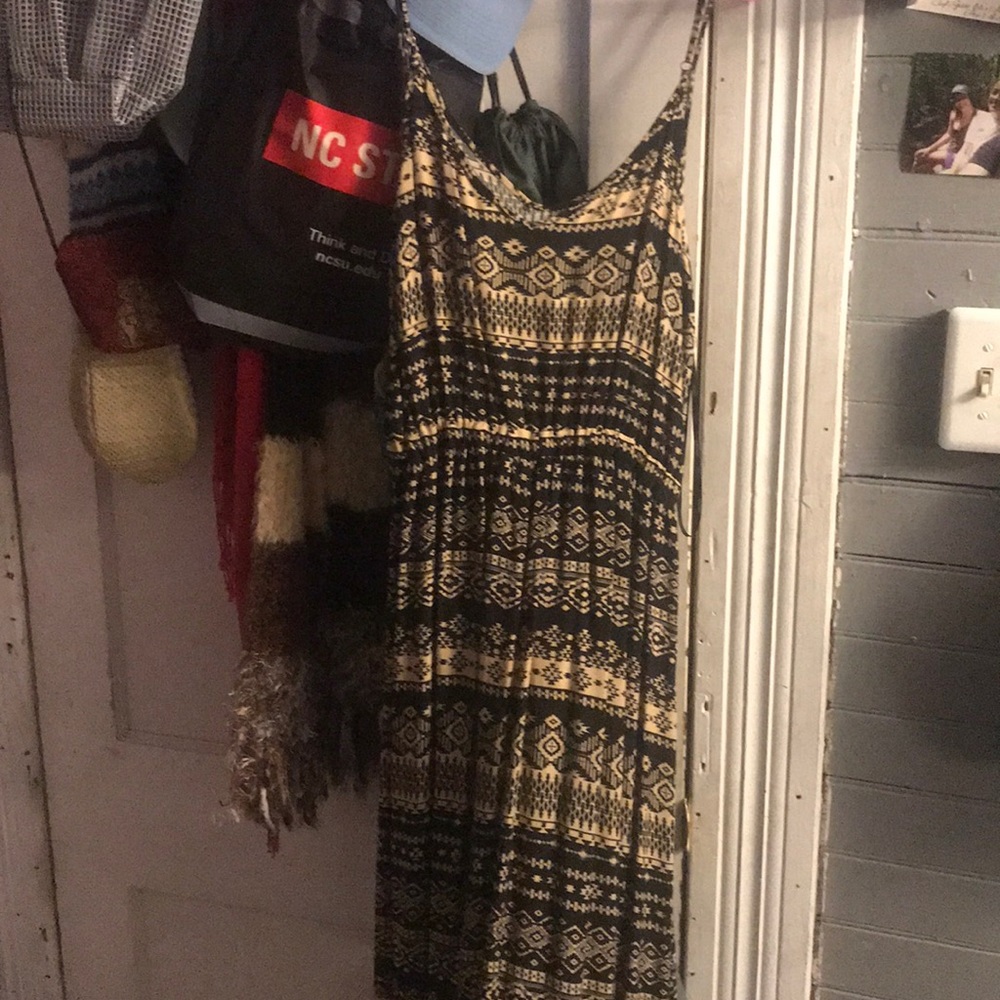 Aztec maxi dress